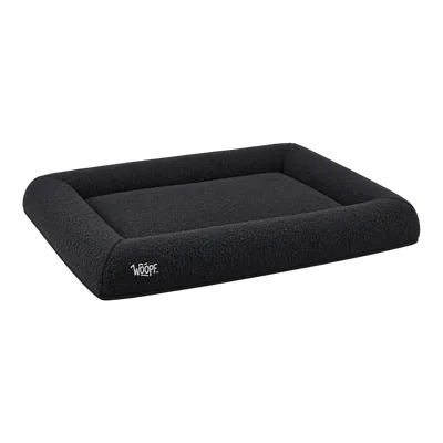Black SNÜZ Orthopedic Bouclé Bed